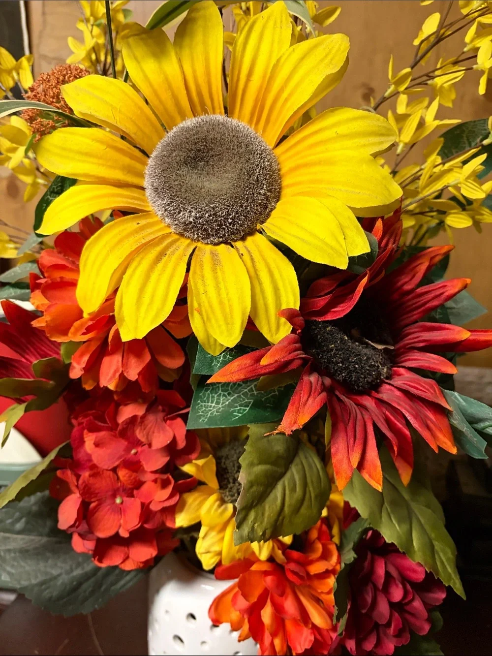 Sunflowers bright yellow